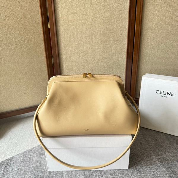CL Doctor's Pouch 35cm Beige Calfskin 288924
