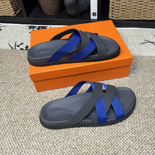 HM Kazimir Grigio Blu Pelle di vitello da uomo 595533