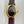 Baignoire Gold Case Burgundy Leather Burgundy Dial
