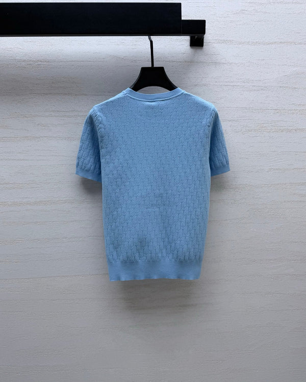 CD 26s Short-Sleeved Top Viscose Fabric Polyester 398076