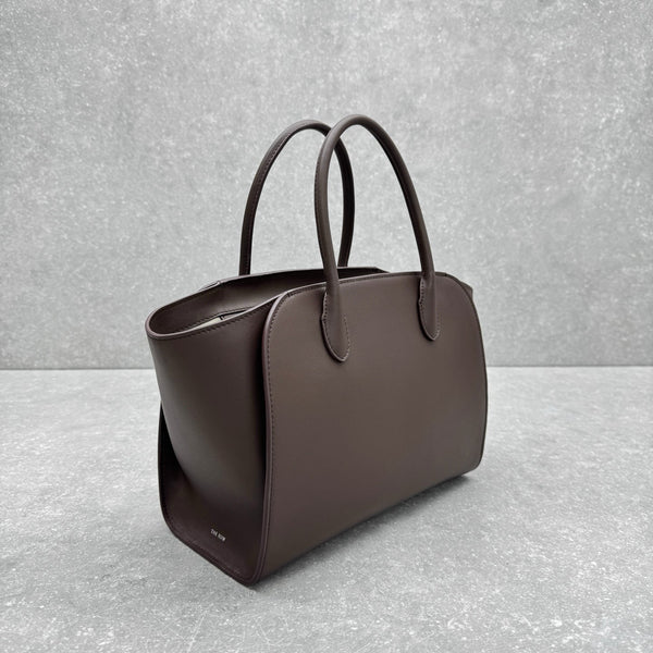 The Row 2025 Marlo Bag Chocolate Leather