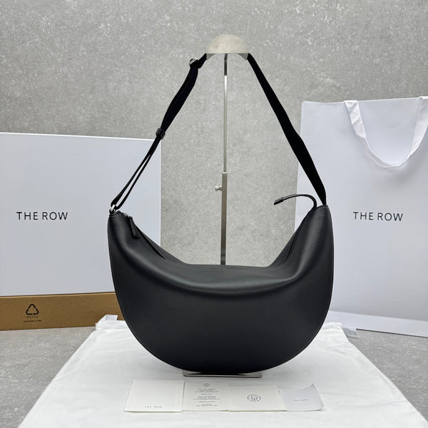 The Row 2025 Sac Jouve 46 cm en veau noir