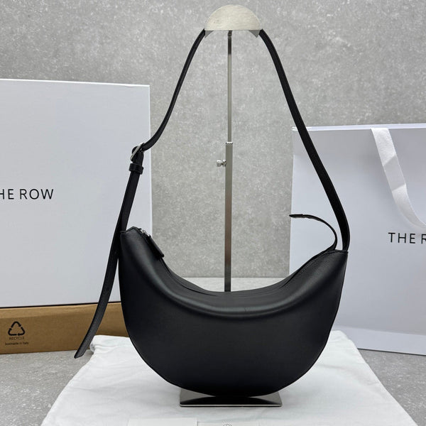 The Row 2025 Jouve Sac 34cm Cuir de veau noir