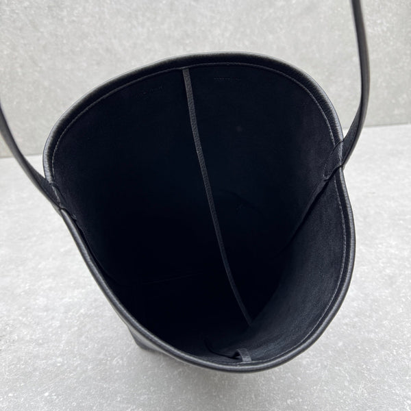 The Row 2025 N/S Park Tote Bag 34cm Black Calfskin