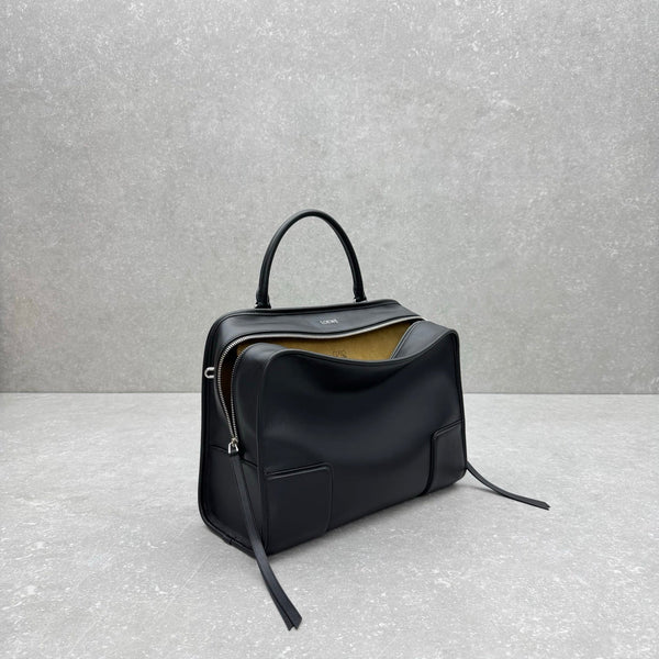 Loewe Large Amazona 180 Bag 35cm Black Calfskin
