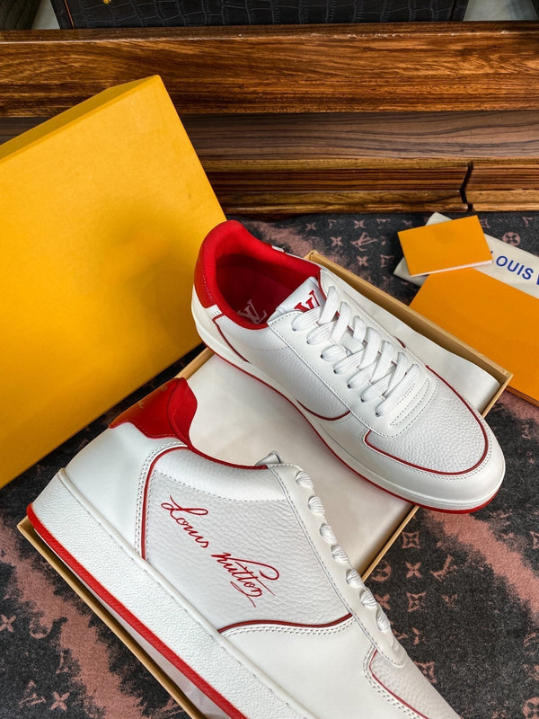 LV RIVOLI FAT SNEAKER WHITE RED