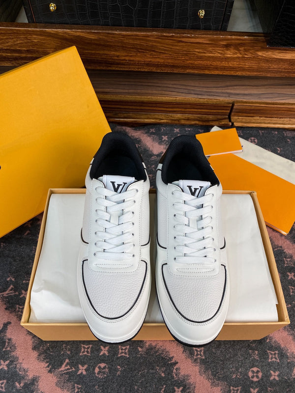 LV RIVOLI FAT SNEAKER WHITE BLACK
