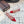 Alaia Heart Flat Slingbacks in pelle di pecora rossa 800942