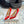 Lurum 90 Red Satin Crystal Embellished Pumps 868663