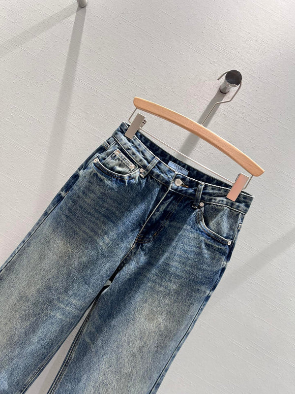 Prada Jeans Blue Cotton 200158