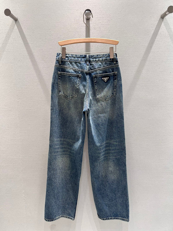 Prada Jeans Blue Cotton 200158