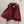 Loewe Logo Embroidered Jacket Burgundy Cotton