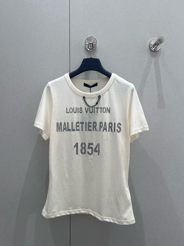 LV 25 T-shirt White Cotton 209486