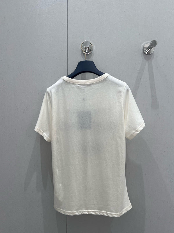LV 25 T-shirt White Cotton 209486