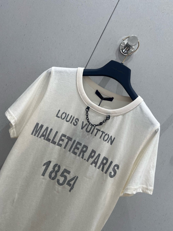 LV 25 T-shirt White Cotton 209486