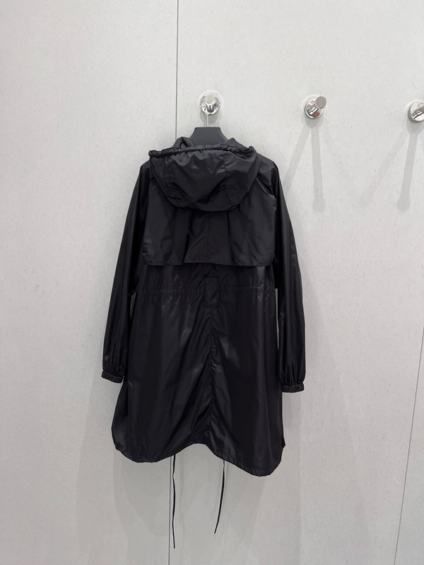 Prada 25 Windbreaker Jacket Black Re-Nylon 210923