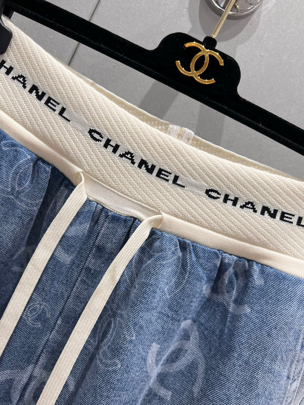 CC 25 Jeans Tencel Blu Chiaro Denim Cotone