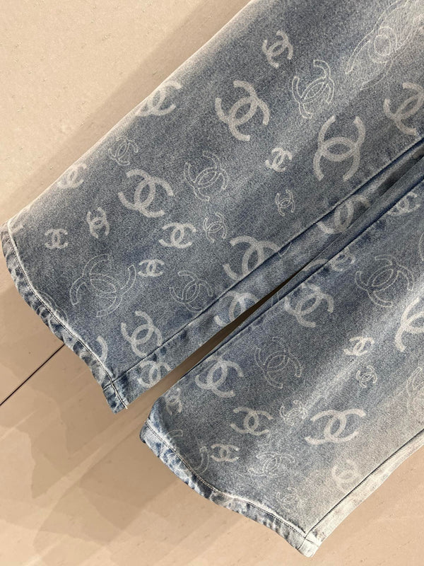 CC 25 Jeans Tencel Blu Chiaro Denim Cotone