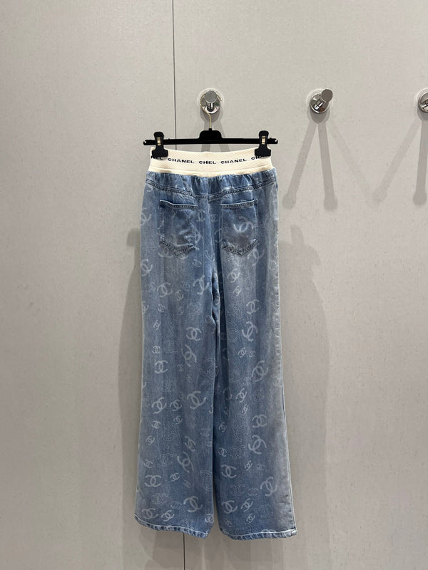 CC 25 Jeans Tencel Blu Chiaro Denim Cotone