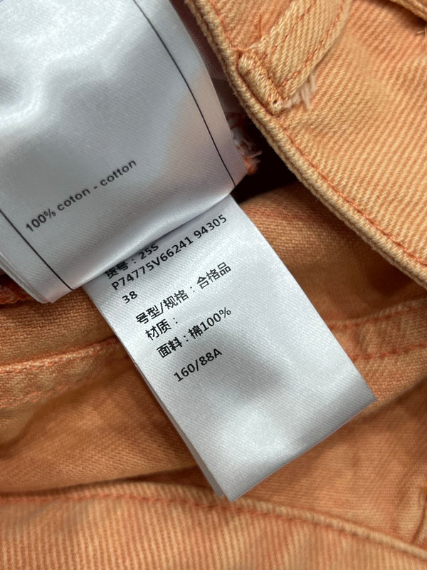 Jeans dritti CC 25 in cotone arancione