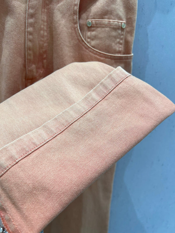 Jeans dritti CC 25 in cotone arancione
