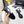CC 26s Floral Sandal 5cm Black Sheepskin 867473