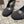 mary janes 60 double buckle black calfskin grosgrain