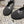 mary janes double buckle black calfskin grosgrain