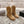 Stivaletti CC in pelle scamosciata beige scuro 40mm