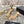 CC Camellia Flower Block Heel Sandals Beige Sheepskin 735990