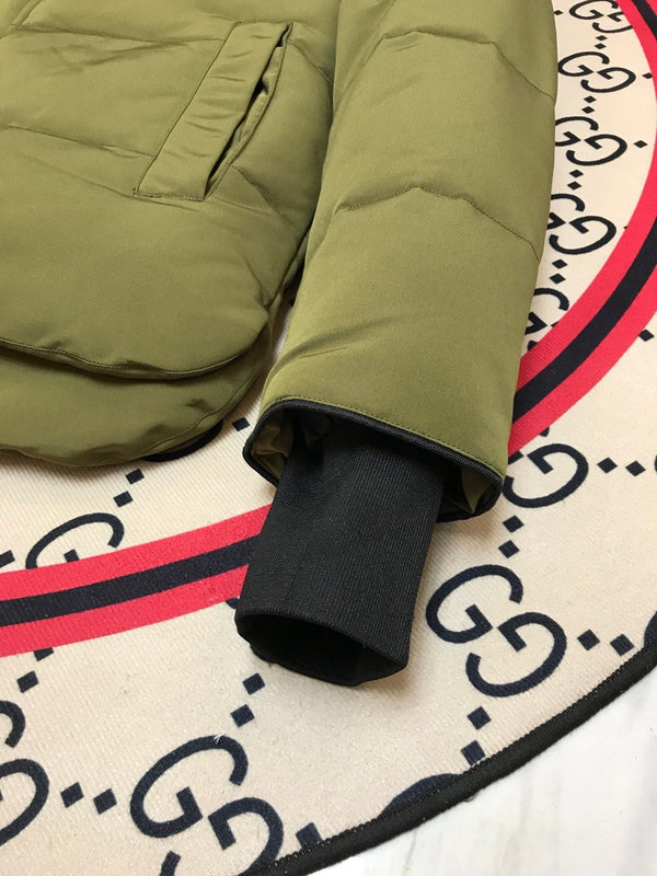 C. Goose Jacket Moss Green Polyester 0025