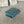 CD Caro 11cm Compact Wallet Shiny Teal Calfskin