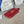 CD Logo Caro 11cm Compact Wallet Red Calfskin