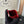 Pra Gold Logo-Stamp Card Holder Red Saffiano Leather
