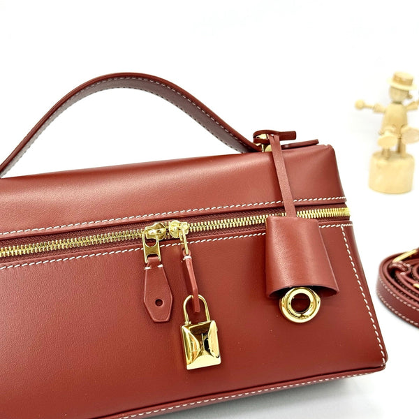 LP Extra Pouch L23 Burgundy Smooth Calfskin 282131