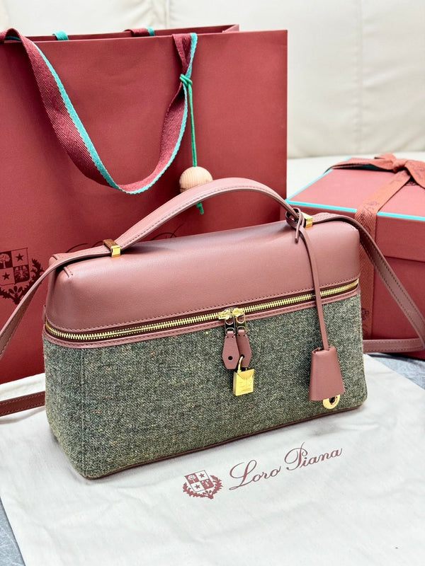 LP Extra Pouch L27 Veau Cachemire Rose Fané 282224