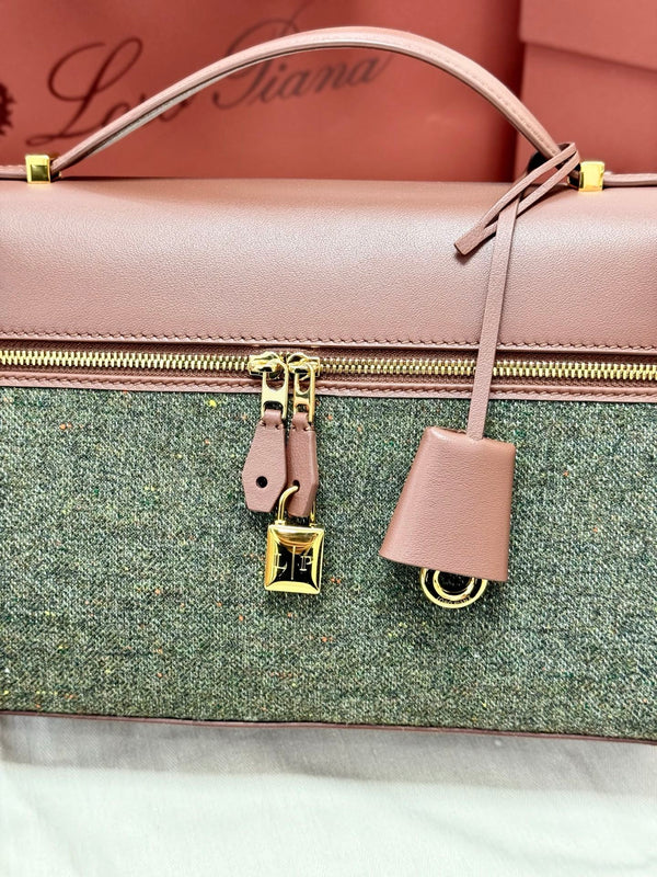 LP Extra Pouch L27 Veau Cachemire Rose Fané 282224