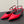MORRAINE SLINGBACK PUMPS IN CHERRY RED CALFSKIN