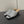 knot mule 55 silver metalic lambskin