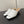 knot mule 55 white lambskin
