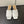 knot mule 55 white lambskin