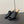 knot mule 95 black lambskin