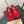 Alaila Ballet Flats With Studs On Fishnet In Red 975749