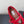 Alaila Ballet Flats With Studs On Fishnet In Red 975749
