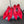CUT-OUT BALLERINAS IN RED SATIN