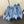 CUT-OUT BALLERINAS IN PERANO BLUE SATIN