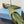 BALLERINA CON TAGLI IN RASO VERDE OLIVA E FIBBIA CON PERLINE