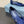 BALLERINA CON TAGLI IN RASO BLU NAVY CON FIBBIA DI PERLINE