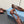 BALLERINA CON TAGLI IN RASO MARRONE CIOCCOLATO E FIBBIA CON PERLINE