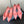 BRUSHED CUT-OUT PUMPS IN SALMON PINK CALFSKIN